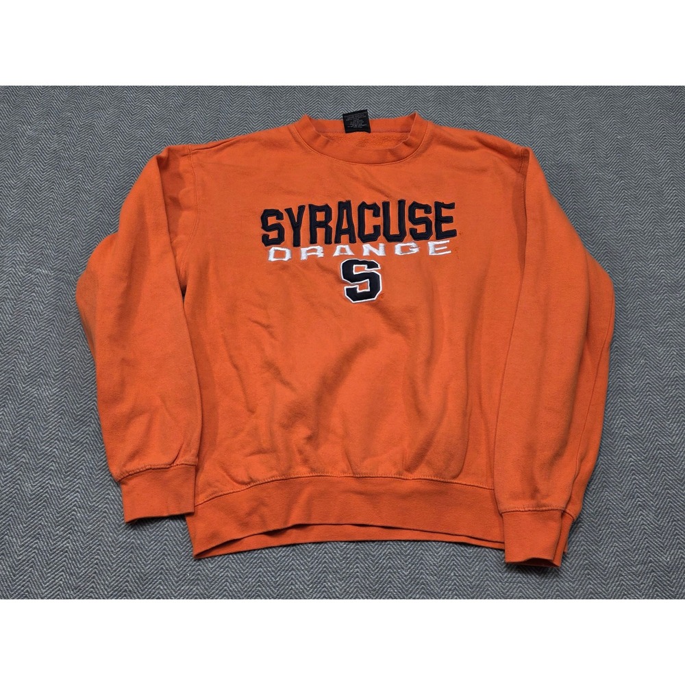 Colosseum Syracuse Orange Crewneck Sweatshirt Mens Large NCAA Orange‎ Pullover